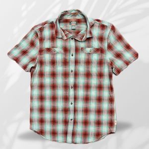 🌞 St. John's Bay Outdoor Button-up Short-Sleeve Men's Medium 🌞